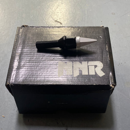 NNR 35MM Black/White Spike Lug Bolts 12x1.5