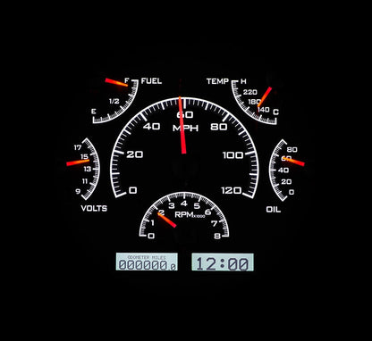 VHX 66-77 Ford Bronco Dakota Digital