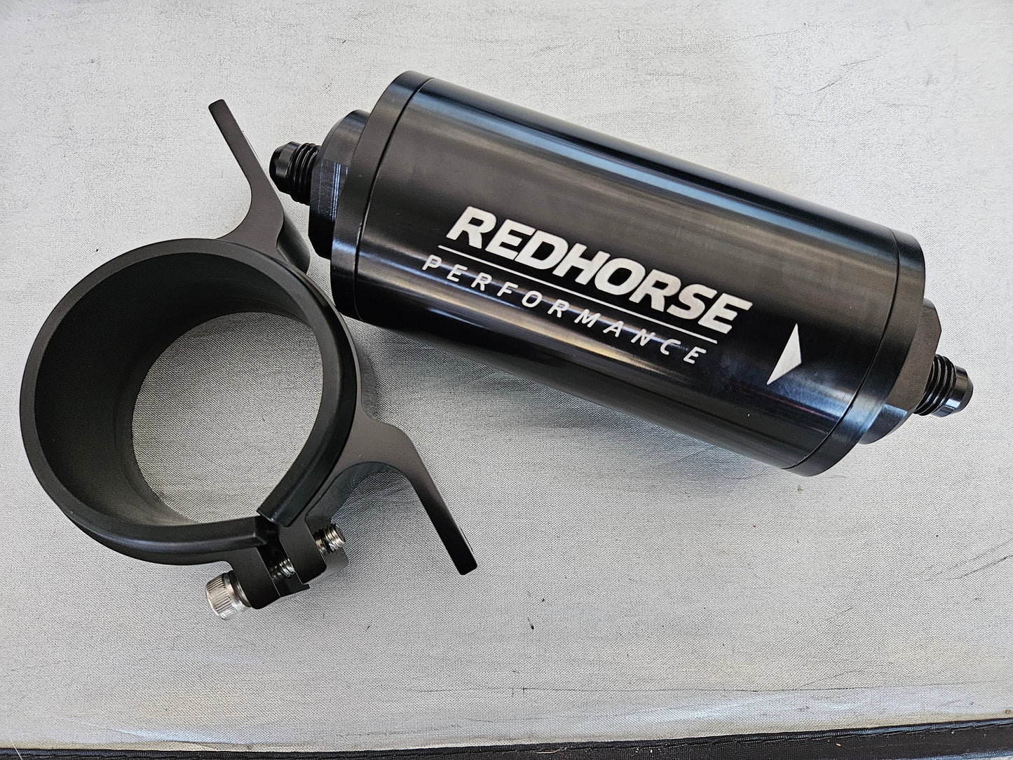 -6 AN Fuel Filter with Bracket