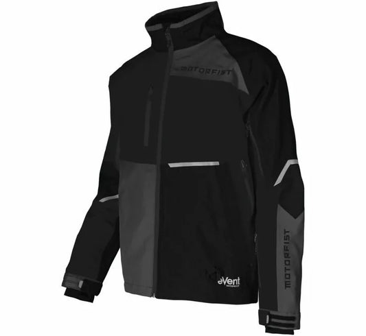 MOTORFIST Snowmobile Cold Weather Rekon X Jacket, Black/Grey - Size ADULT M