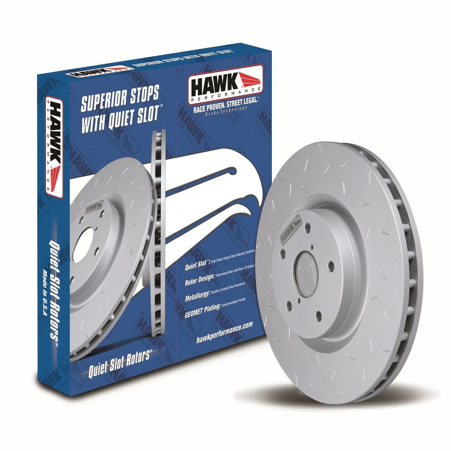 Hawk Quiet Slot Rotor HUS8695