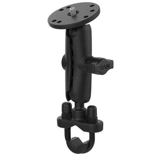 RAM-B-149Z-C1U RAM Handlebar U-Bolt Double Ball Mount 1/4"-2
