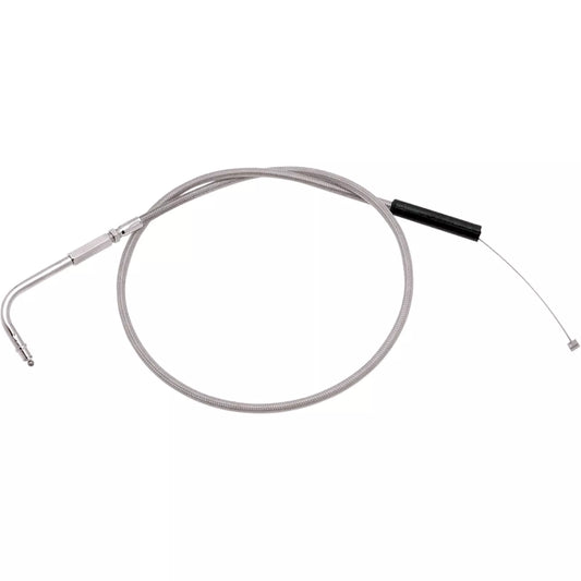 Barnett Performance Products Clear Coat Idle Cable (+4in.) for Harley Davidson 2004-06 Touring/Bagge - One Size