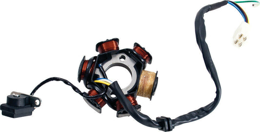 08-0203 Mogo Parts 4-Stroke 6-Coil Magneto/Stator 50/90/110/125Cc Electric Start